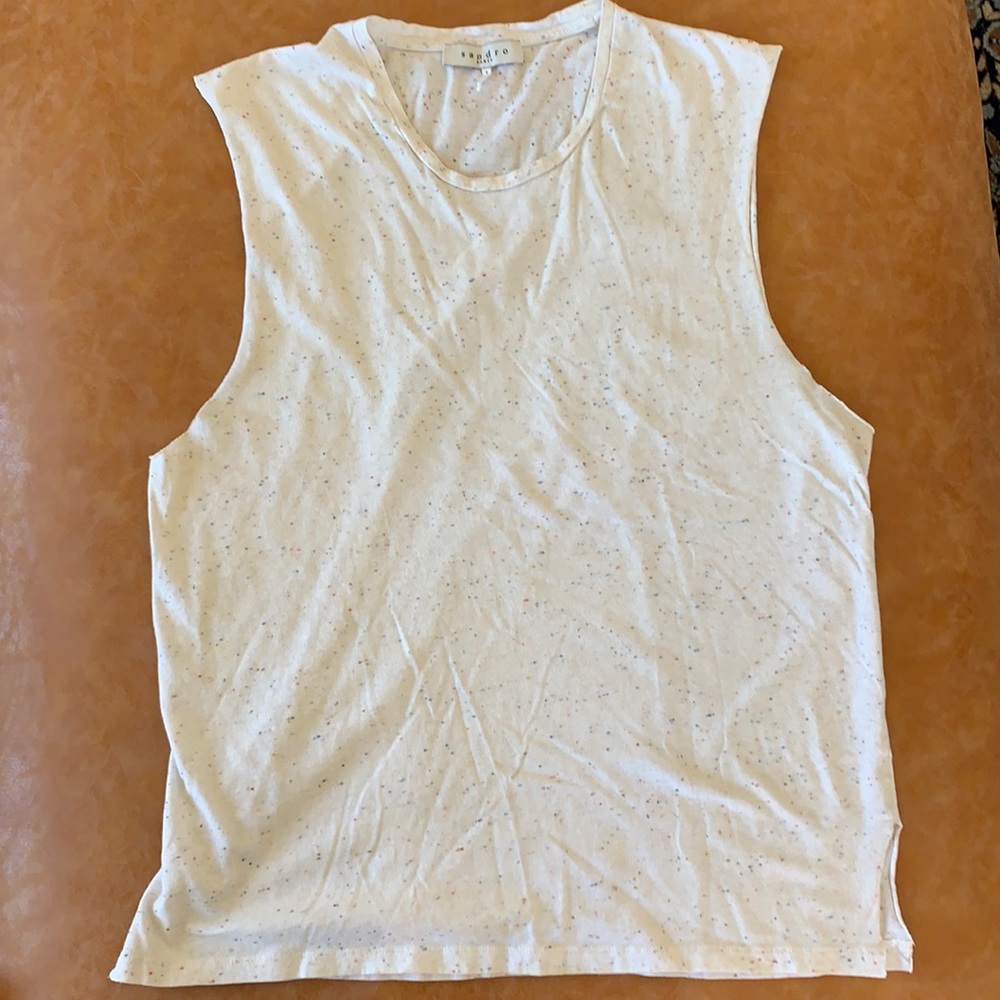 Sandro custom tailored sleeveless tee